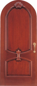 Arched interior door